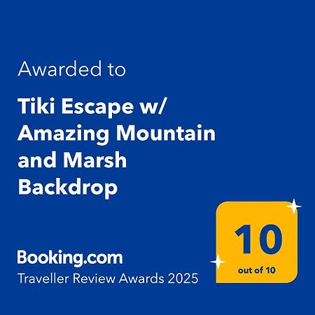 Villa Tiki Escape W/ Amazing Mountain And Marsh Backdrop Rockaway Beach Esterno foto